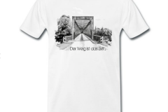 T-Shirt mit Motiv "Der Weg ist das Ziel"