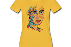 T-Shirt mit Motiv "Juliet's face"
