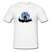 T-Shirt mit dem Aufdruck "Mondliebe"