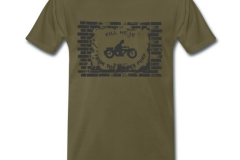 Shirt mit dem Biker Motive "Fill here"